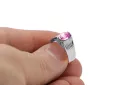 Ring Vintage craft Amethyst Sterling silver 925 vrc007s